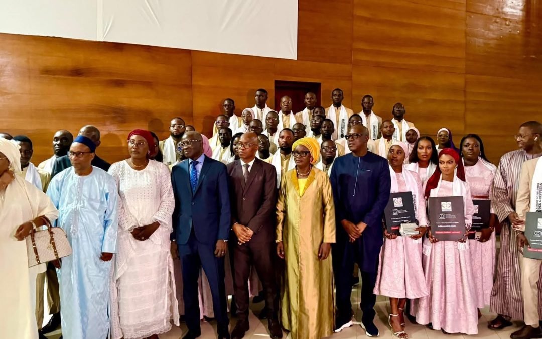 Remise de diplômes aux greffiers des promotions 2022-2024 et 2024-2026