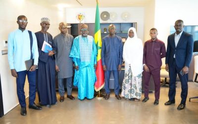 Le Ministre de la Justice Me Moussa SARR échange avec Jama&rsquo;atou Ibadou Rahmane sur des questions de justice